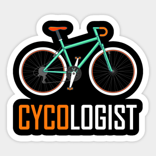 Cycologist Bike Gift Sticker